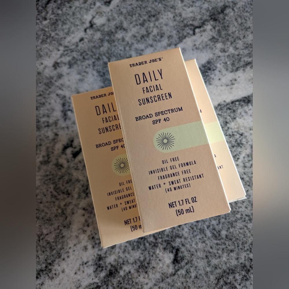 8 Boxes of Trader Joe's Daily Facial Sunscreen